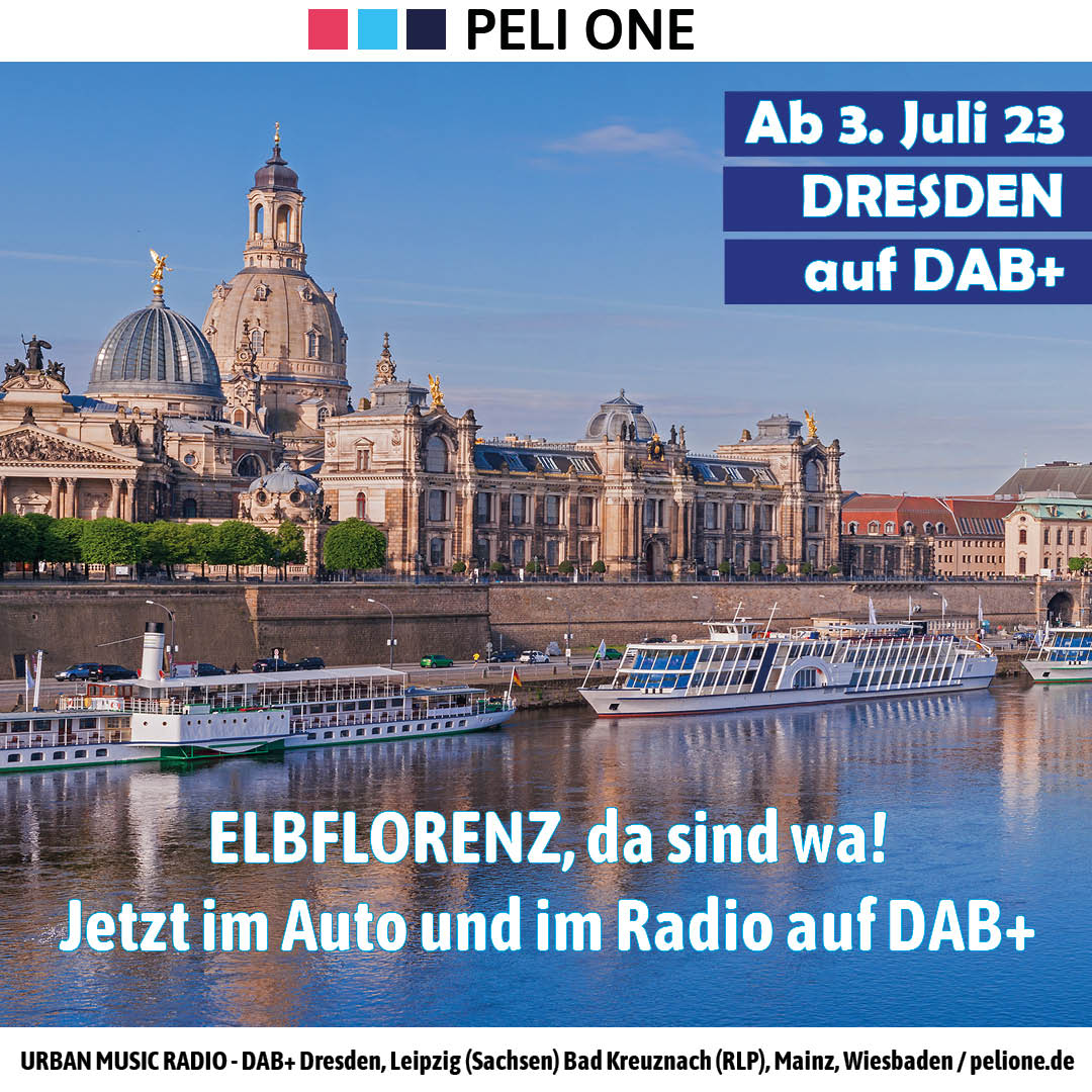 PELI ONE ab heute auch in Dresden über DAB+